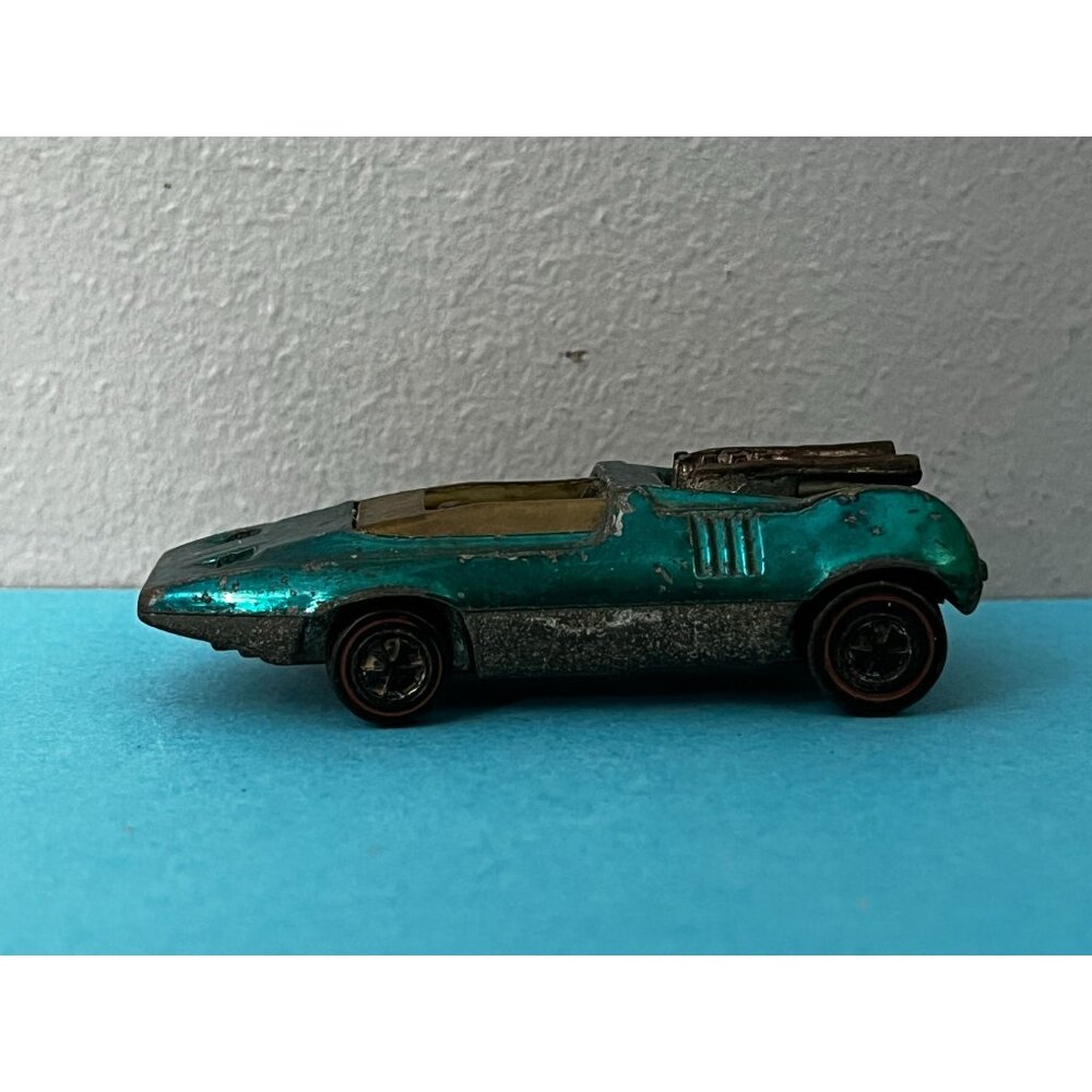 1969 Hot Wheels Vintage Redline Peeping Bomb Aqua